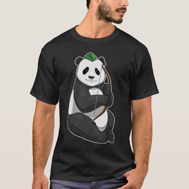 Camiseta Panda Archer Bow (Anverso)