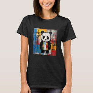 Camiseta Panda Art Colorful Animal Panda