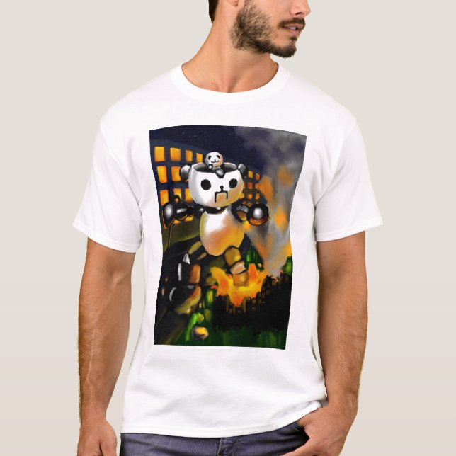 Camiseta Panda Attack3 (Anverso)