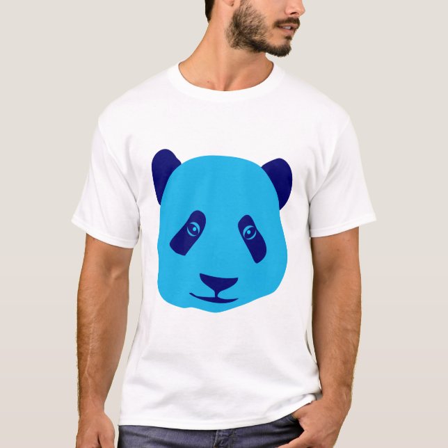 Camiseta Panda Azul (Anverso)