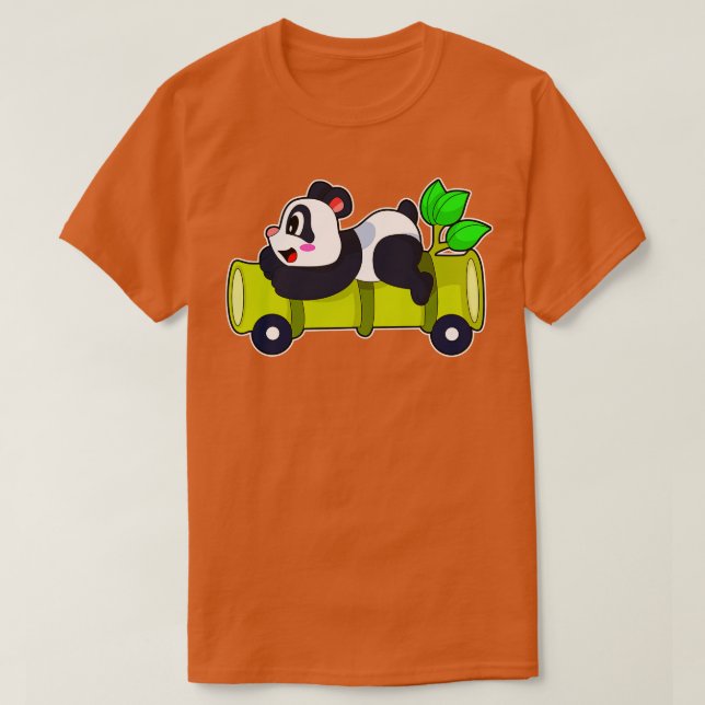 Camiseta Panda Bamboo (Diseño del anverso)