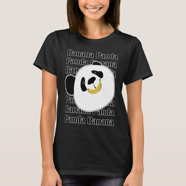 Camiseta Panda Banana Happy Smile (Anverso)