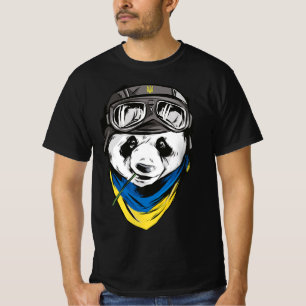 Camiseta Panda Bandera ucraniana recuerdo ucraniano ucrania