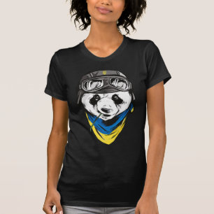 Camiseta Panda Bandera ucraniana recuerdo ucraniano ucrania