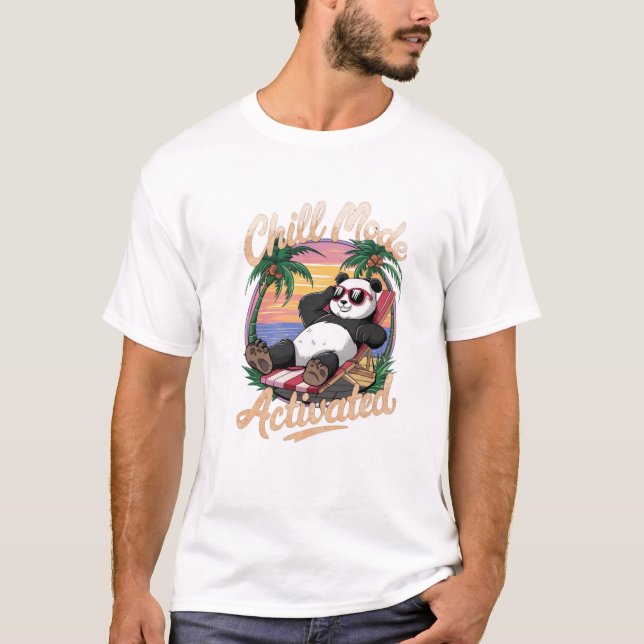 Camiseta Panda Beach Vacation (Anverso)