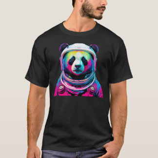 Camiseta Panda Bear Astronauta Espacio Panda con Espectro
