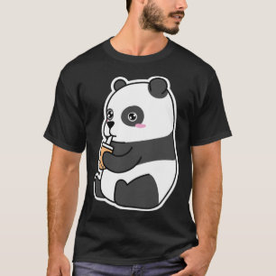 Camiseta Panda Bear Boba Leche Té de burbuja JT