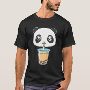 Camiseta Panda Bear Boba Leche Té Funny Bubble Tea Lover MM