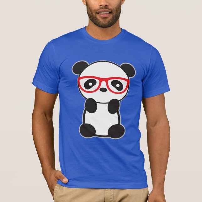 Camiseta Panda Bear con gafas (Anverso)