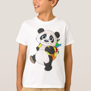 Camiseta Panda Bear con mochila