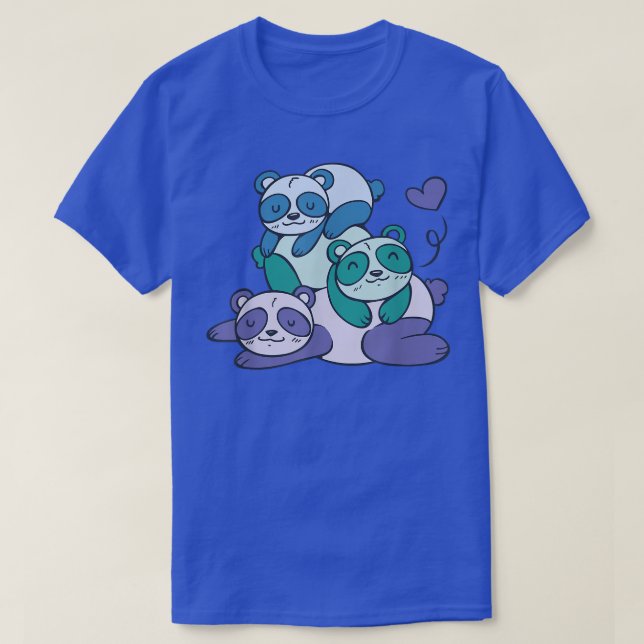 Camiseta Panda Bear Cute Dormir (Diseño del anverso)