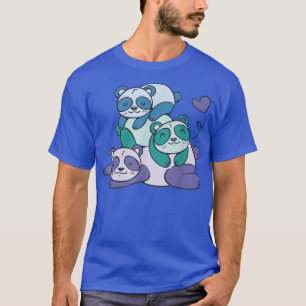Camiseta Panda Bear Cute Dormir