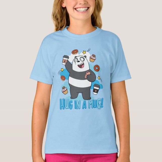 Camiseta Panda Bear - Hug in a Mug! (Anverso)