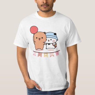 Camiseta PANDA BEAR, los abrazos bubu y dudu aman el globo