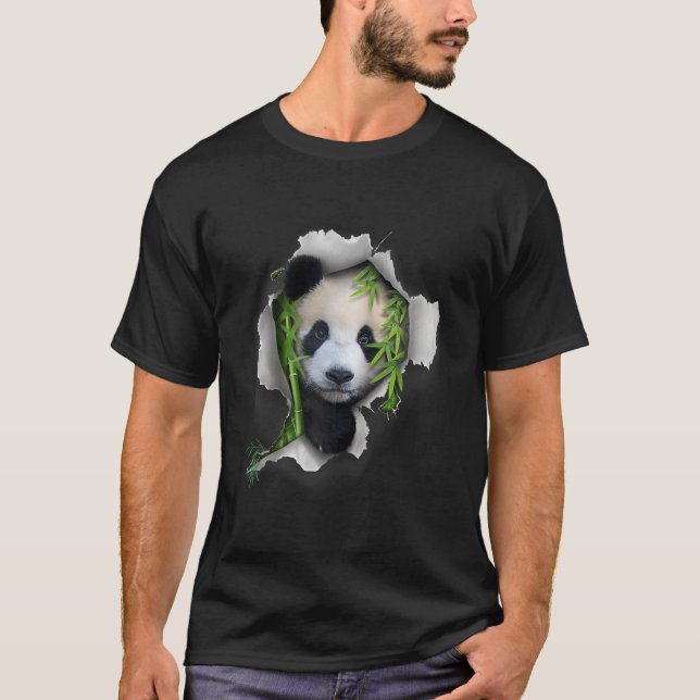 Camiseta Panda Bear Panda Panda Zoo Animal Panda Baseball (Anverso)