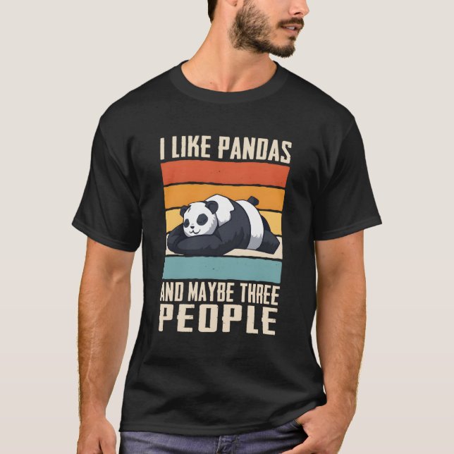 Camiseta Panda Bear Pandas Animal (Anverso)