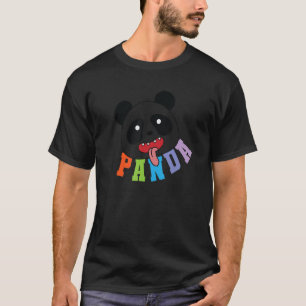 Camiseta Panda Bear sacando a los niños de la lengua