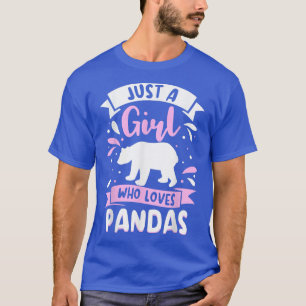 Camiseta Panda Bear Set para Amantes Cute Panda Wo
