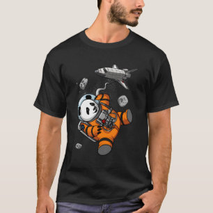 Camiseta Panda Bear Space Astronauta Animal