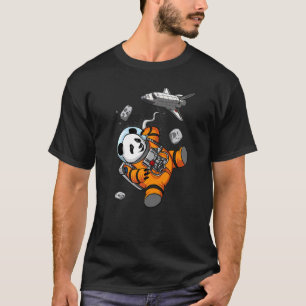 Camiseta Panda Bear Space Astronauta Animales Niños Chicas