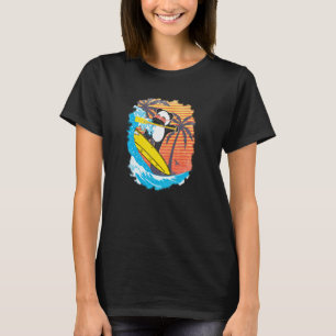 Camiseta Panda Bear Surfing Surfboard SUP Stand Up Paddling