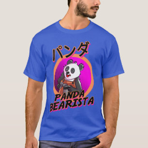 Camiseta Panda Bearista café barista chiste