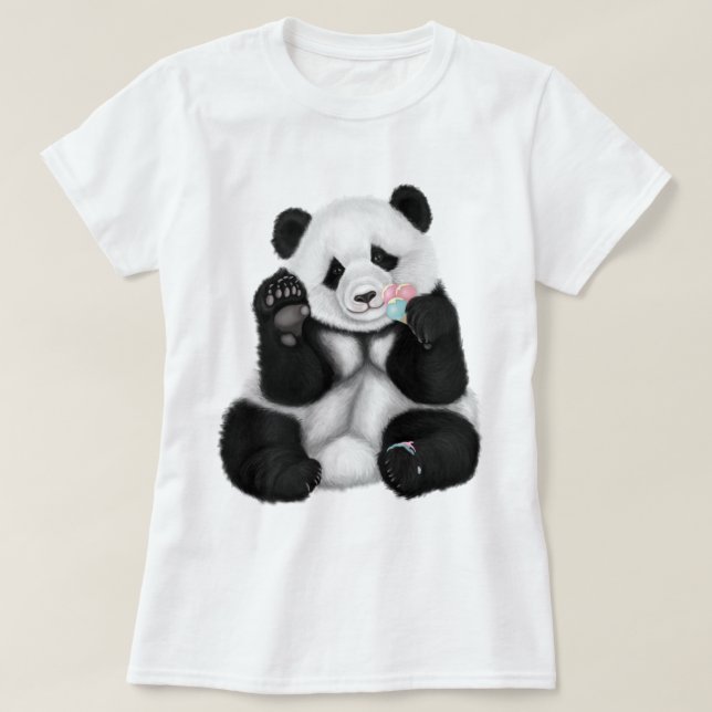Camiseta Panda bebé (Diseño del anverso)
