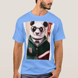 Camiseta Panda bibliotecario 1