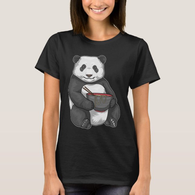 Camiseta Panda Bowl Ramen (Anverso)