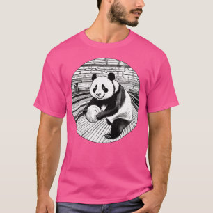 Camiseta Panda Bowling Player Funny Bowler Para Hombres
