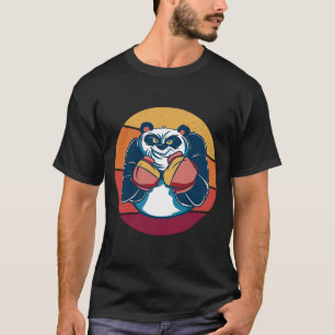 Camiseta Panda Boxing Boxing Fighter Punch
