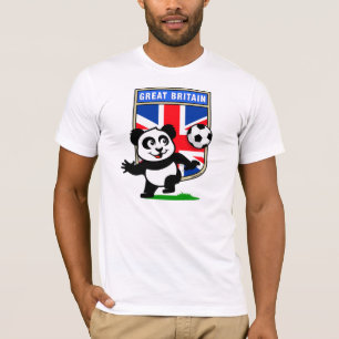 Camiseta Panda británica del fútbol (camisetas ligero)