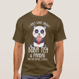 Camiseta Panda Bubble Boba Tea Kawaii Cute Anime Otaku Japo