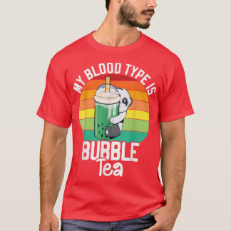 Camiseta Panda Bubble Boba Tea Kawaii Cute Anime Otaku Japo