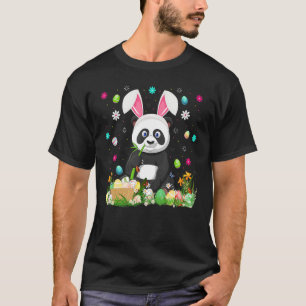 Camiseta Panda Bunny Easter Egg Funny Panda Easter Sunday