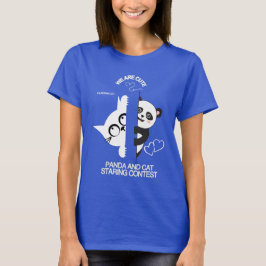 Camiseta PANDA CAT Fun Cute