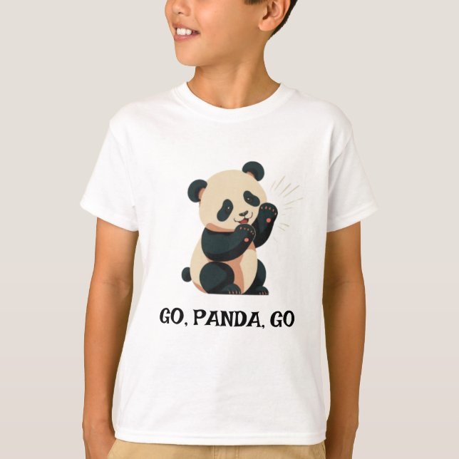 CAMISETA PANDA CHEEERING (Anverso)