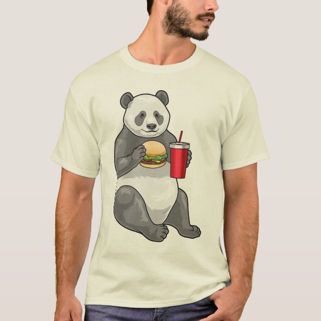 Camiseta Panda Cheeseburger (Anverso)