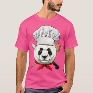 Camiseta Panda Chef Wildlife Panda Bear Animal, Cocinar Lov