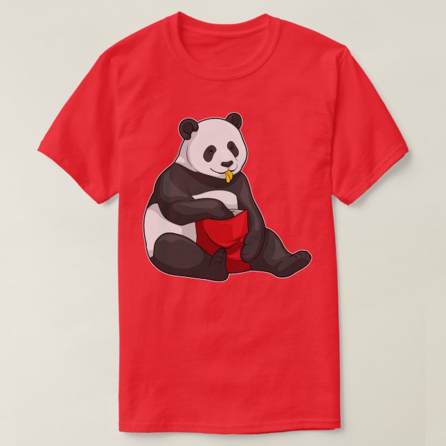 Camiseta Panda Chips Bag of Chips (Diseño del anverso)