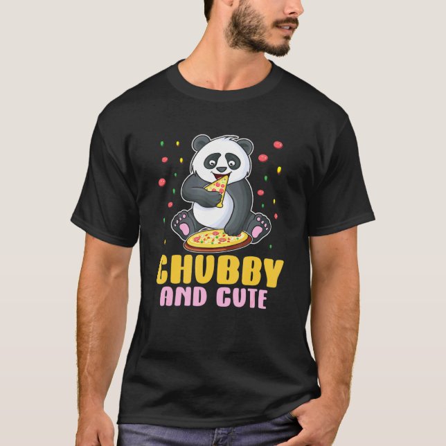Camiseta Panda Chubby Y Cuidado Para Los Fans Del Oso Panda (Anverso)