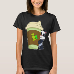 Camiseta Panda Coffee to go