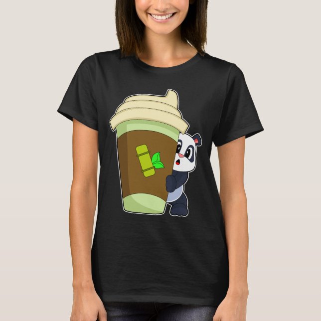 Camiseta Panda Coffee to go (Anverso)