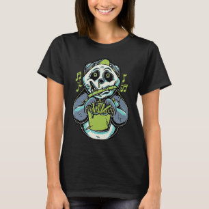 Camiseta Panda come bambú saludable