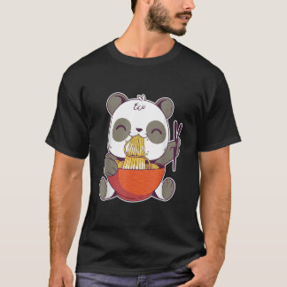 Camiseta Panda Comiendo Anime Ra