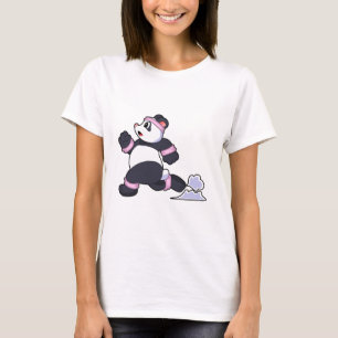 Camiseta Panda como corredor en carrera