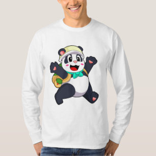 Camiseta Panda como estudiante