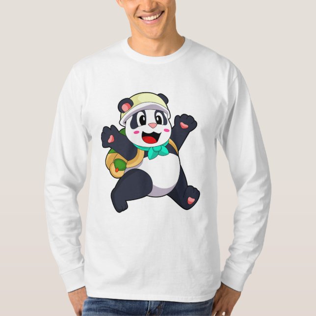 Camiseta Panda como estudiante (Anverso)