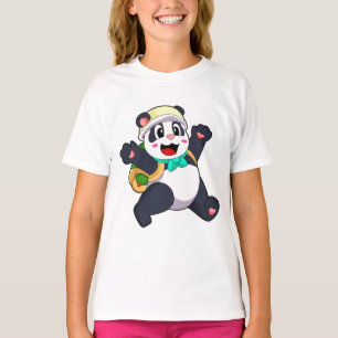 Camiseta Panda como estudiante