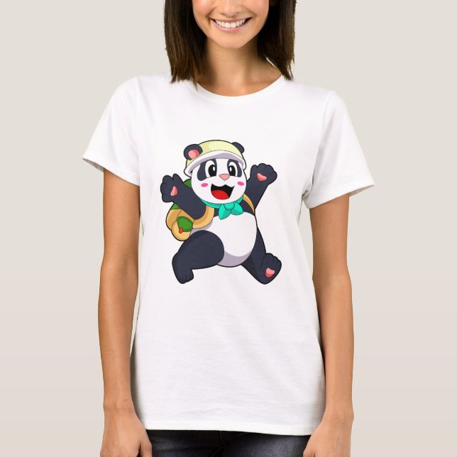Camiseta Panda como estudiante (Anverso)